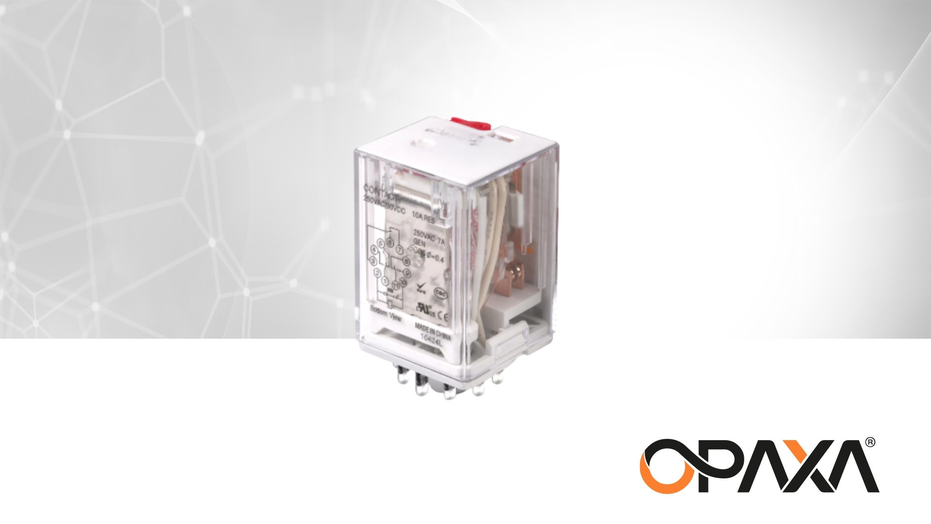 GR3P-A220 220VAC 3-Contact Power Relay