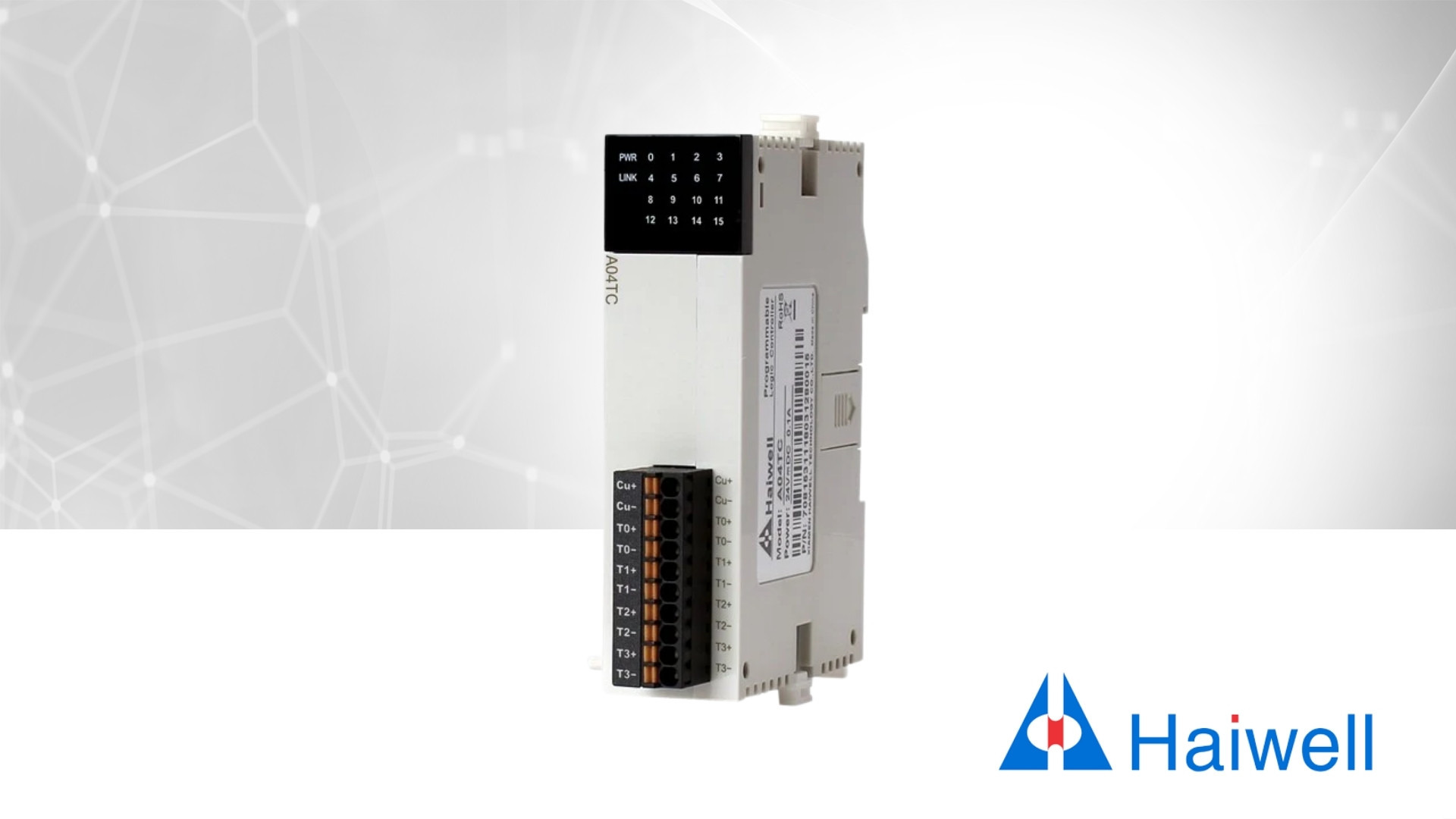 Haiwell Slim Tip PLC Sıcaklık ve Nem Modülü