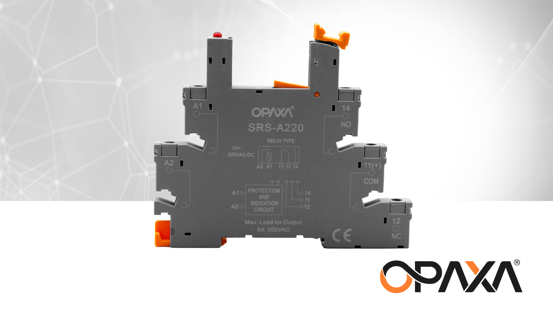 SRS-A220 220VAC Slim Röle Soketi