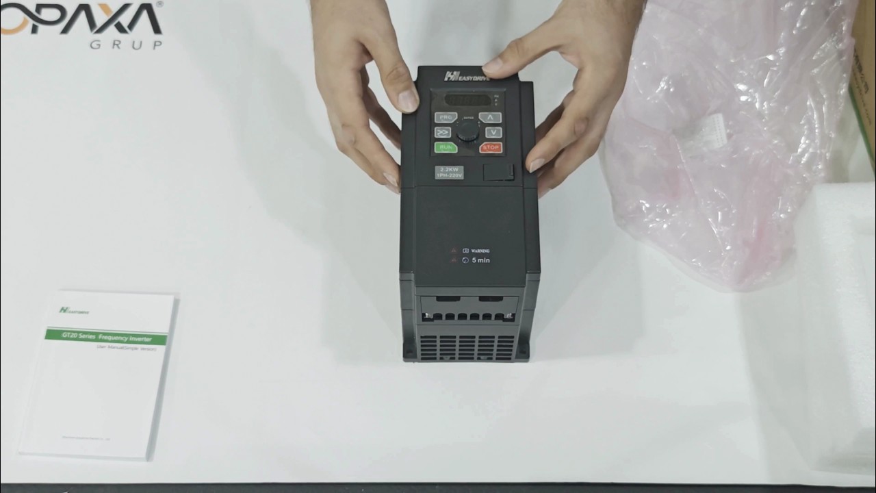 Easydrive GT20 İnverter Kutu Açılışı | OPAXA